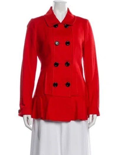 Pre-owned Kate Spade Jacket In Red