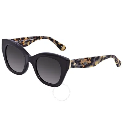Kate Spade Jalena Grey Gradient Cat Eye Ladies Sunglasses Jalena/s 0wr7/9o 49 In Black