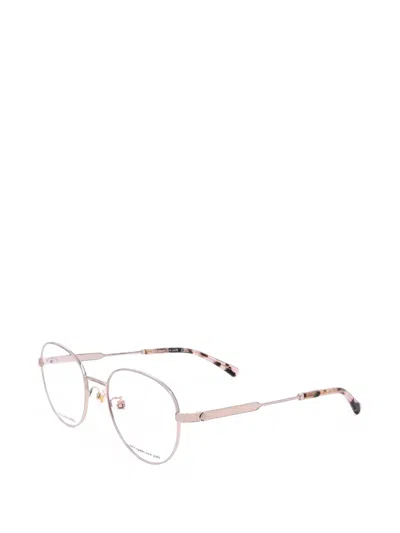 Kate Spade Jalisa Round-frame Glasses In Gold