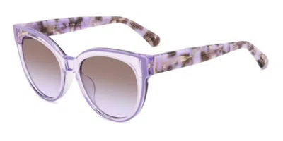 Kate Spade Javana/g/s Asian Fit B3v/qr Women's Sunglasses Purple Size 53