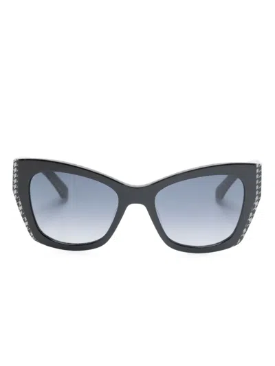 Kate Spade Jayda Sunglasses In Black