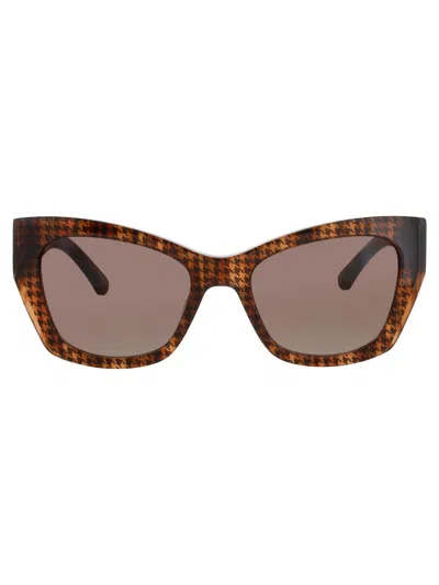 Kate Spade Jayda/g/s Sunglasses In Black / White - Brown Gradient