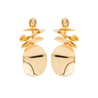 Kate Spade New York Snack Time Potato Chip Statement Drop Earrings In Gold