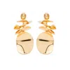 Kate Spade New York Snack Time Potato Chip Statement Drop Earrings In Gold