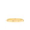Kate Spade Clover-embellished Bangle Bracelet In Gold
