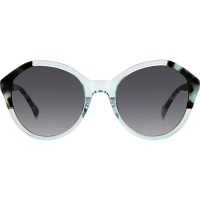 Kate Spade Jezebel 54mm Gradient Round Sunglasses In Transparent