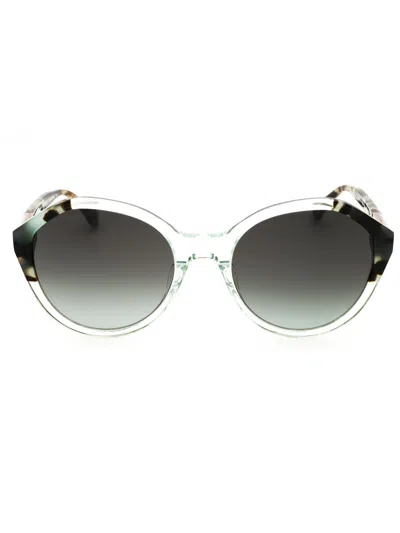 Kate Spade Jezebel/g/s Sunglasses In Blue/dark Grey Sf