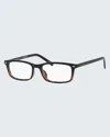 Kate Spade Jodie 2 Two-tone Rectangle Readers In Black / Havana