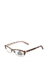 Kate Spade Joetta Rectangle-frame Glasses In Multi
