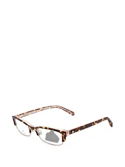 Kate Spade Joetta Rectangle-frame Glasses In Multi