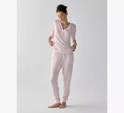 Kate Spade Jogger Pj Set In Pink