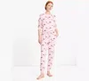 Kate Spade New York French Terry Jogger Pajama Set In Winking Eyes