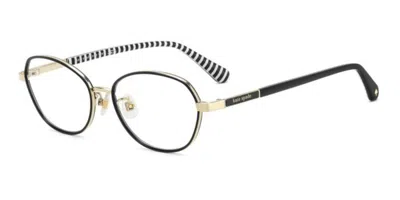 Kate Spade Jolisa 2/fj Asian Fit Women's Glasses, Gold, Size 52 In Black