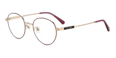 Kate Spade Jordy/fj Asian Fit Women's Glasses, Red, Size 48 In Gold