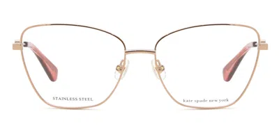 Kate Spade Journee Au2 Women's Glasses Gold Size 53 - Free Lenses - Blue Light Block Available