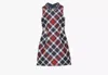 Kate Spade Jumbo Plaid Dress In French Navy