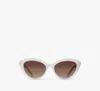 Kate Spade Juni Sunglasses In White