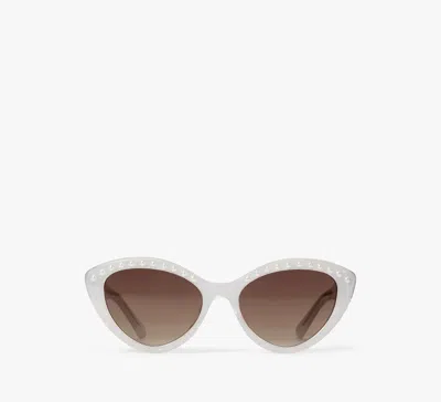 Kate Spade Juni Sunglasses In White