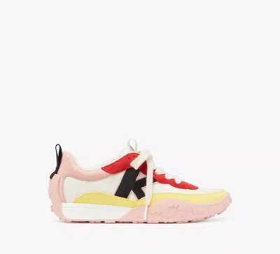 Kate Spade K As In Kate Sneakers In Cream/ Dancer Pink