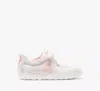 Kate Spade K As In Kate Sneakers In True White/pastry Pink