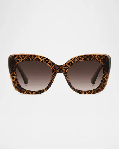KATE SPADE KALIE SQUARE ACETATE SUNGLASSES