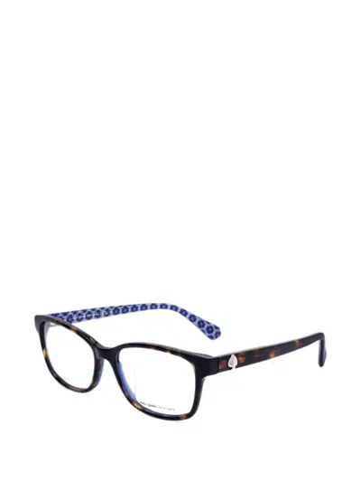 Kate Spade 카리안 톨토이즈셸 이펙트 안경 In Black
