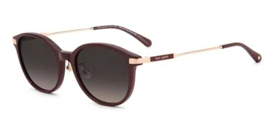 Kate Spade Karlyn 2/f/s Vestibilità Orientale 6k3/ha Occhiali Da Sole Borgogna Per Donna In Multi