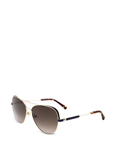 Kate Spade Katalina Pilotenbrille In Gold