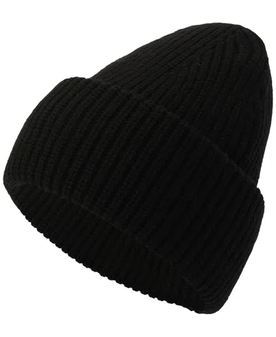 Kate Spade Kate Sapde New York Spade Cuff Beanie In Black