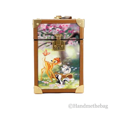 Kate Spade X Disney Bambi 3d Trunk Printed Pvc Top Handle Clutch Women's Handbag In Gold