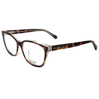 Kate Spade Kattalinf08654 Tortoiseshell Acetate Eyeglasses In Brown