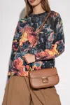 Kate Spade Katy Textured Leather Medium Convertible Shoulder Bag In Brown