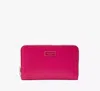 Kate Spade Katy Medium Zip-around Wallet In Red