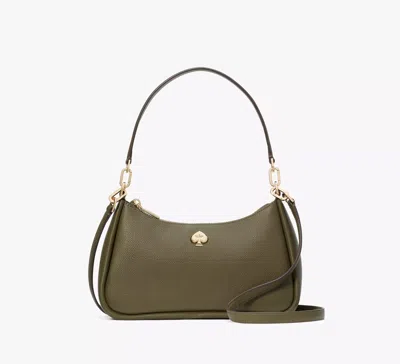 Shop Kate Spade Kayla Small Convertible Shoulder Bag In Seaweed