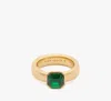 Kate Spade Keep Sparkling Asscher Ring In Emerald