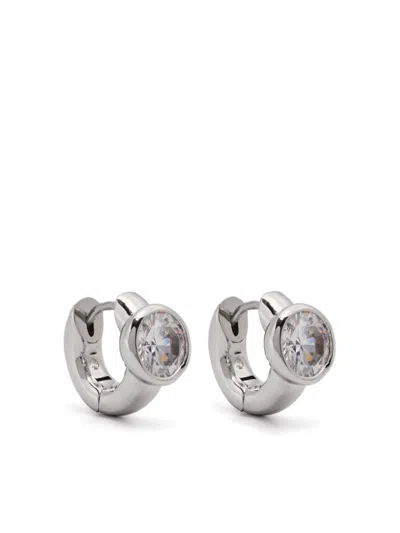 Kate Spade Keep Sparkling Earrings In Silver