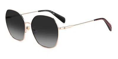 Kate Spade Kenna/g/s Asian Fit 3h2/9o Women's Sunglasses Gold Size 57 In Neutral