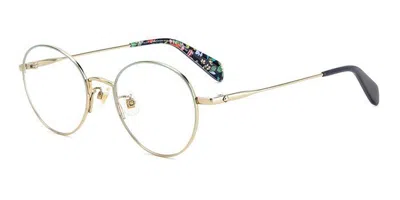 Kate Spade Kennedi/f Asian Fit Pjp Women's Glasses Green Size 49 - Free Lenses - Blue Light Block Available In Gold