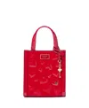 Kate Spade Key To My Heart Manhattan Mini Tote In Cherry Rouge