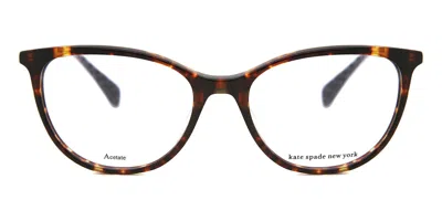 Kate Spade Kimberlee 086 Women's Glasses Tortoiseshell Size 52 - Free Lenses - Blue Light Block Available In Brown