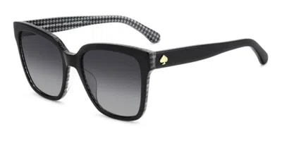 Kate Spade Kiya 2/g/s Asian Fit Polarized Tay/wj Women's Sunglasses Black Size 56