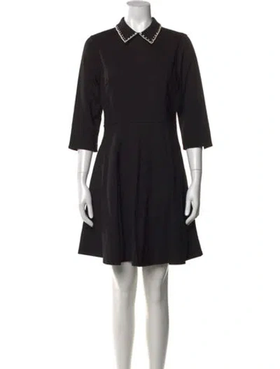 Pre-owned Kate Spade Knee-length Dress In Black
