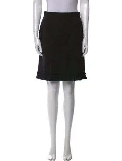 Pre-owned Kate Spade Knee-length Skirt In Black