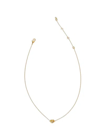 Kate Spade Knot Pendant Necklace In Gold