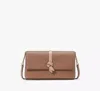 Kate Spade Knott Flap Chain Crossbody In Warm Acorn