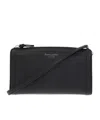 Kate Spade Knott Small Pebbled Leather Crossbody Bag In Black