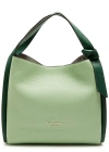 Kate Spade Knott Large Colorblock Leather Handbag In Green