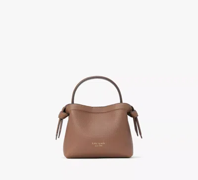 Kate Spade Knott Mini Crossbody Tote In Warm Acorn