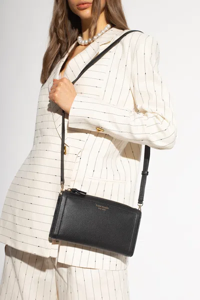 Kate Spade 'knott Small' Shoulder Bag With Logo In Black