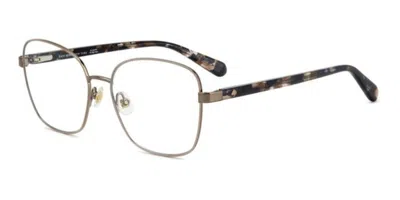 Kate Spade Kora/g Asian Fit 09q Women's Glasses Brown Size 54 - Free Lenses - Blue Light Block Available In Gold